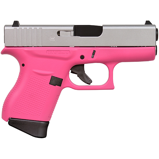 GLOCK 43 9MM 3.41" FS PINK SATIN ALUM 6RD