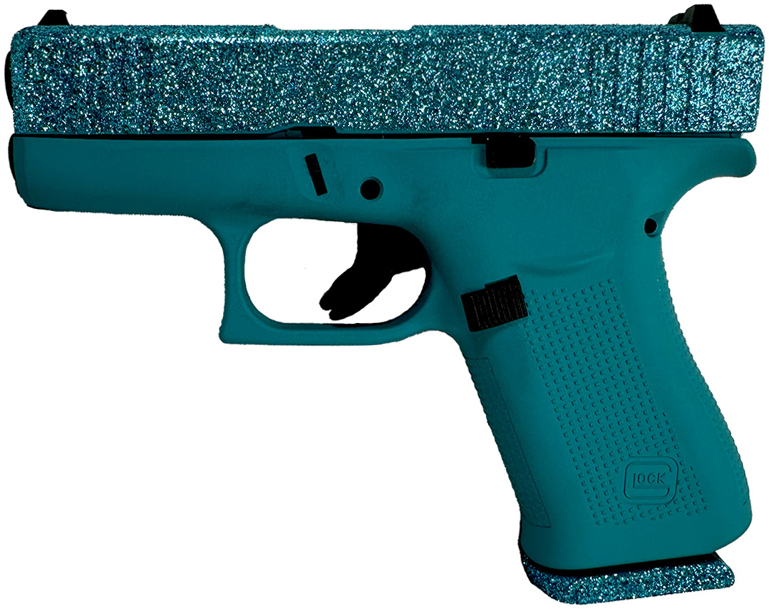 GLOCK 43X 9MM GLITTER GUNZ CALYPSO