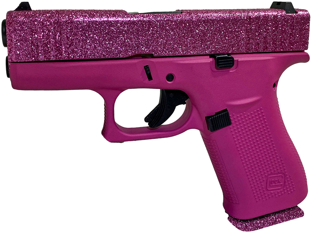 GLOCK 43X 9MM GLITTER GUNZ CRUSH