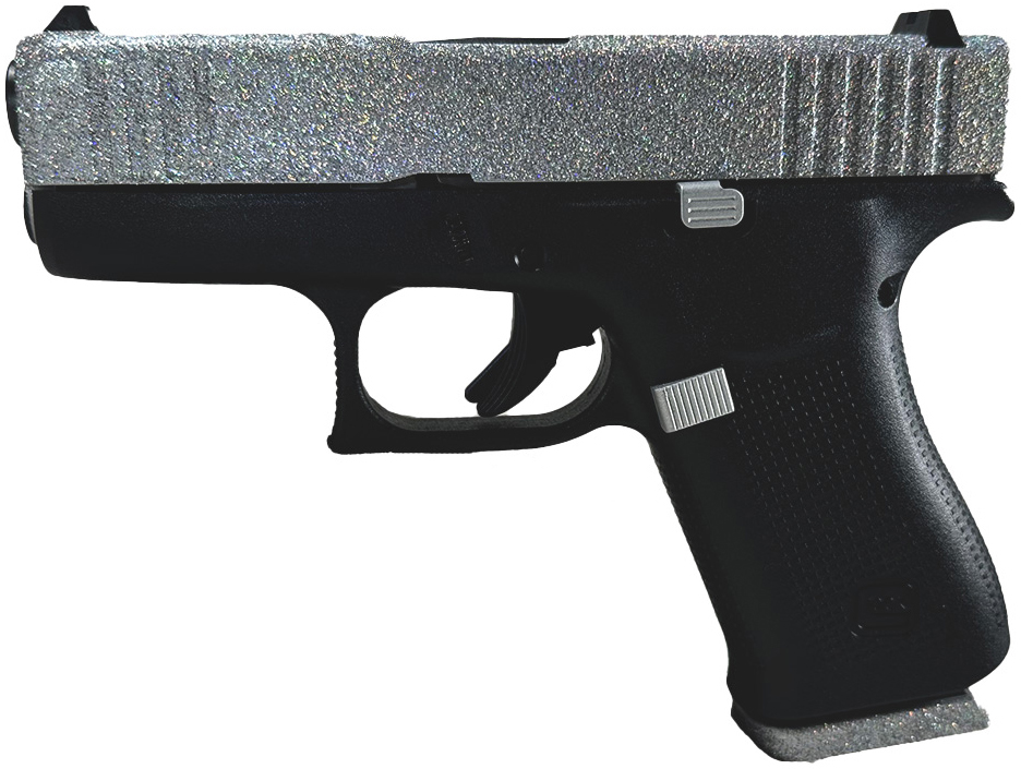 GLOCK 43X 9MM GLITTER GUNZ DIAMOND