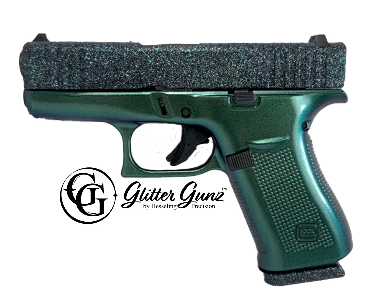 GLOCK 43X 9MM GALAXY GLITTER GUNZ