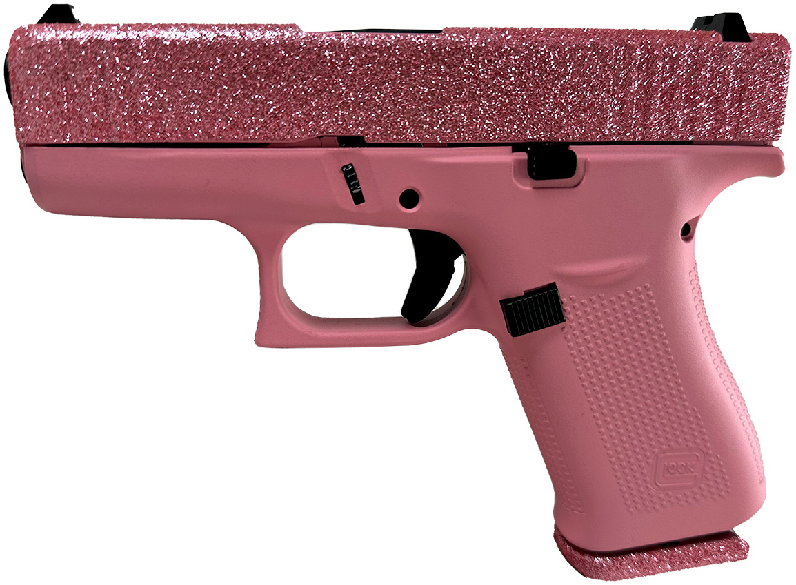 GLOCK 43X 9MM GLITTER GUNZ BUBBLE GUM