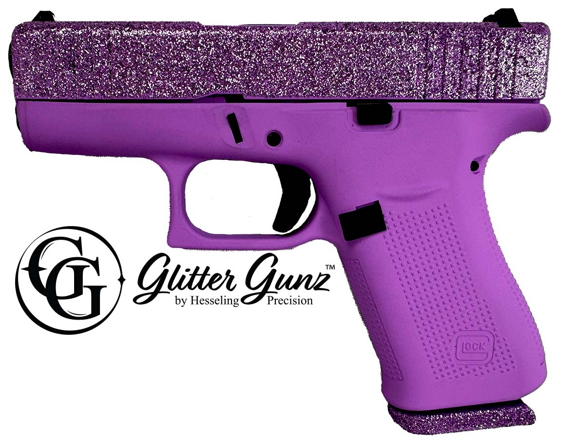 GLOCK 43X 9MM LUX GLITTER GUNZ