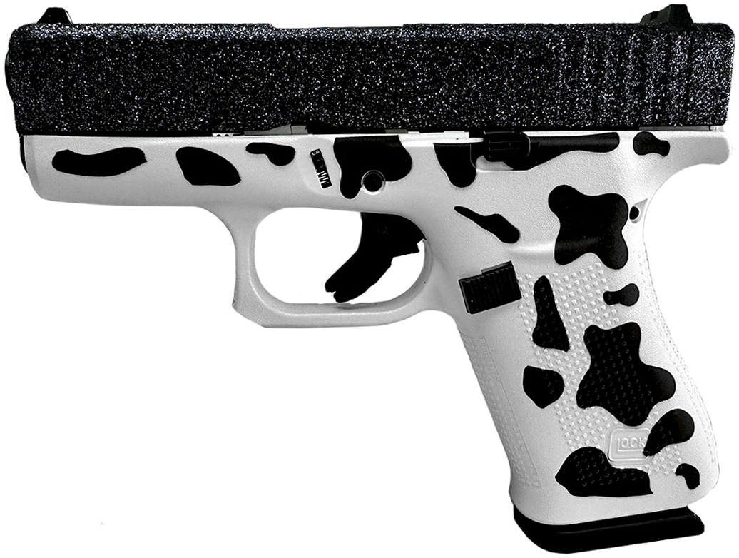 GLOCK 43X 9MM GLITTER GUNZ TACTICAL COW