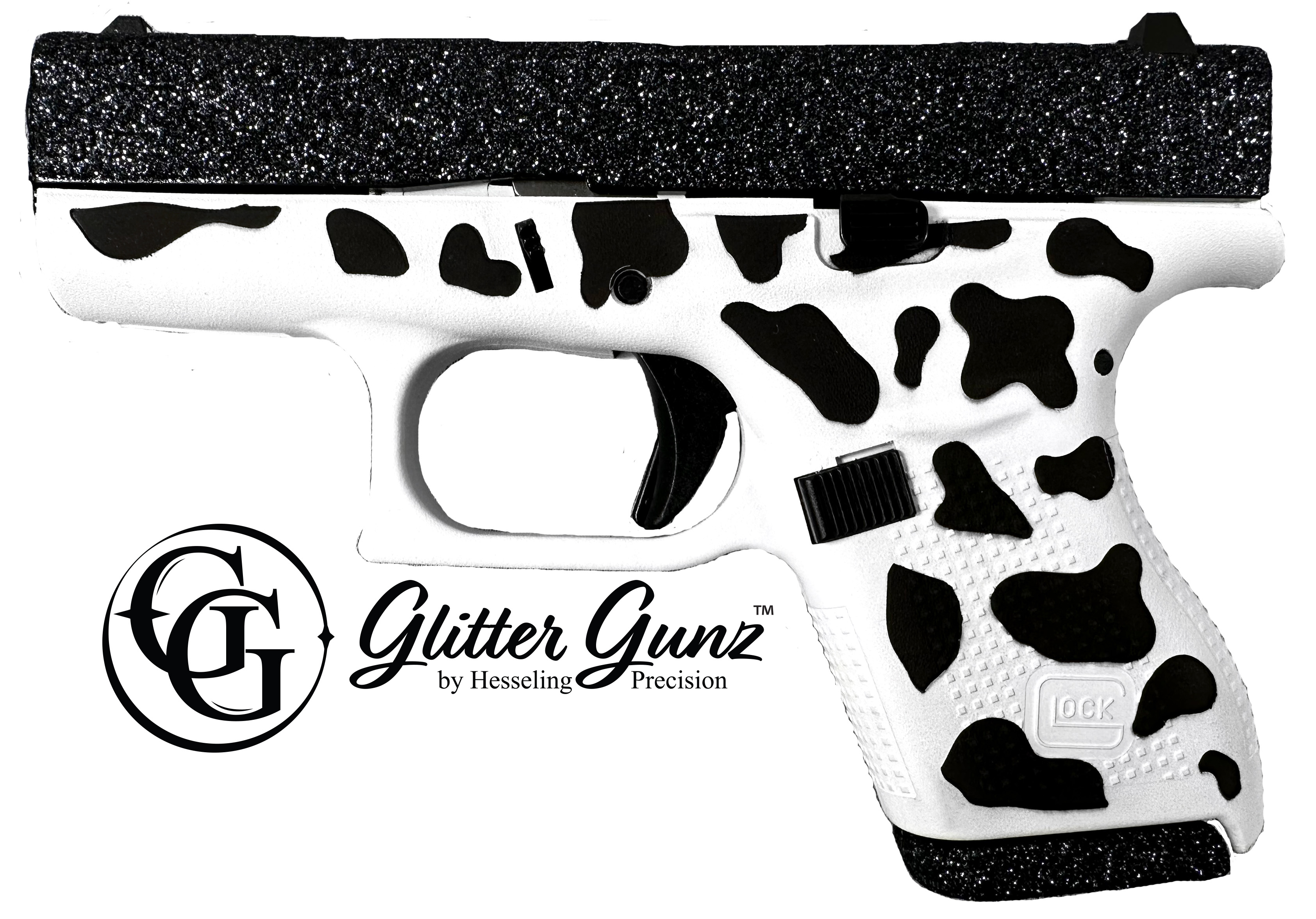 GLOCK 42 380ACP 3.25" TACTICAL COW GLITTER GUN