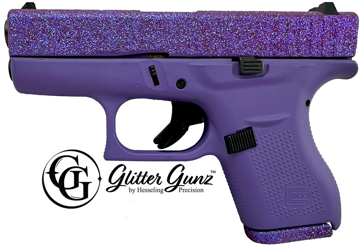 GLOCK 42 380ACP 3.25" GLITTER GUN VOODOO