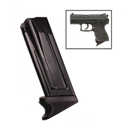 HK MAG VP9SK P30SK 9MM EXTENDED FLOORPLATE 10RD