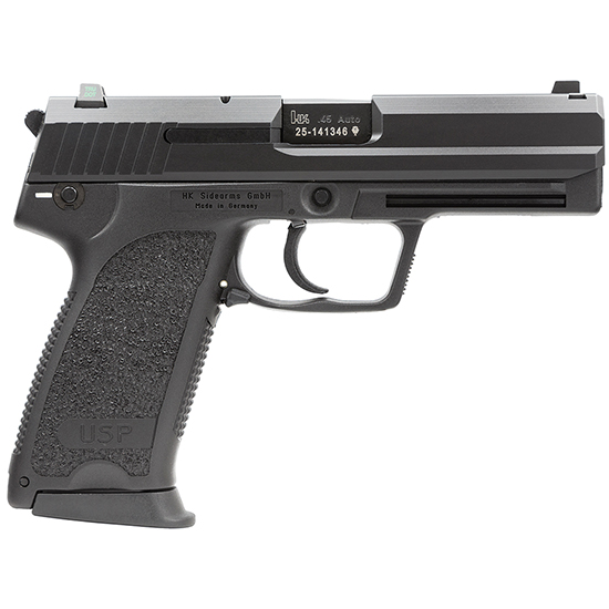 HK USP45 45ACP V1 DASA 4.41" NS 3 12RD