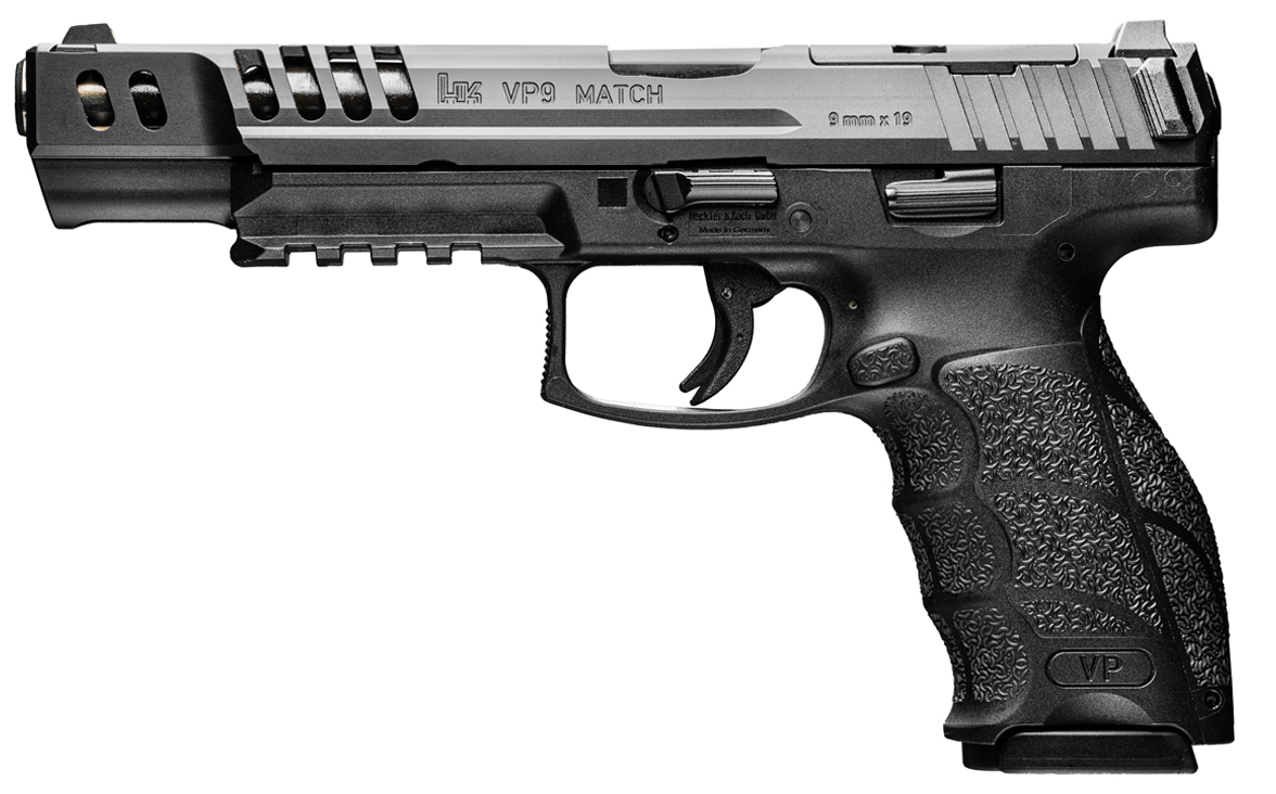 HK VP9-B MATCH OR 9MM 5.51" PUSH BUTTON 4 15RD