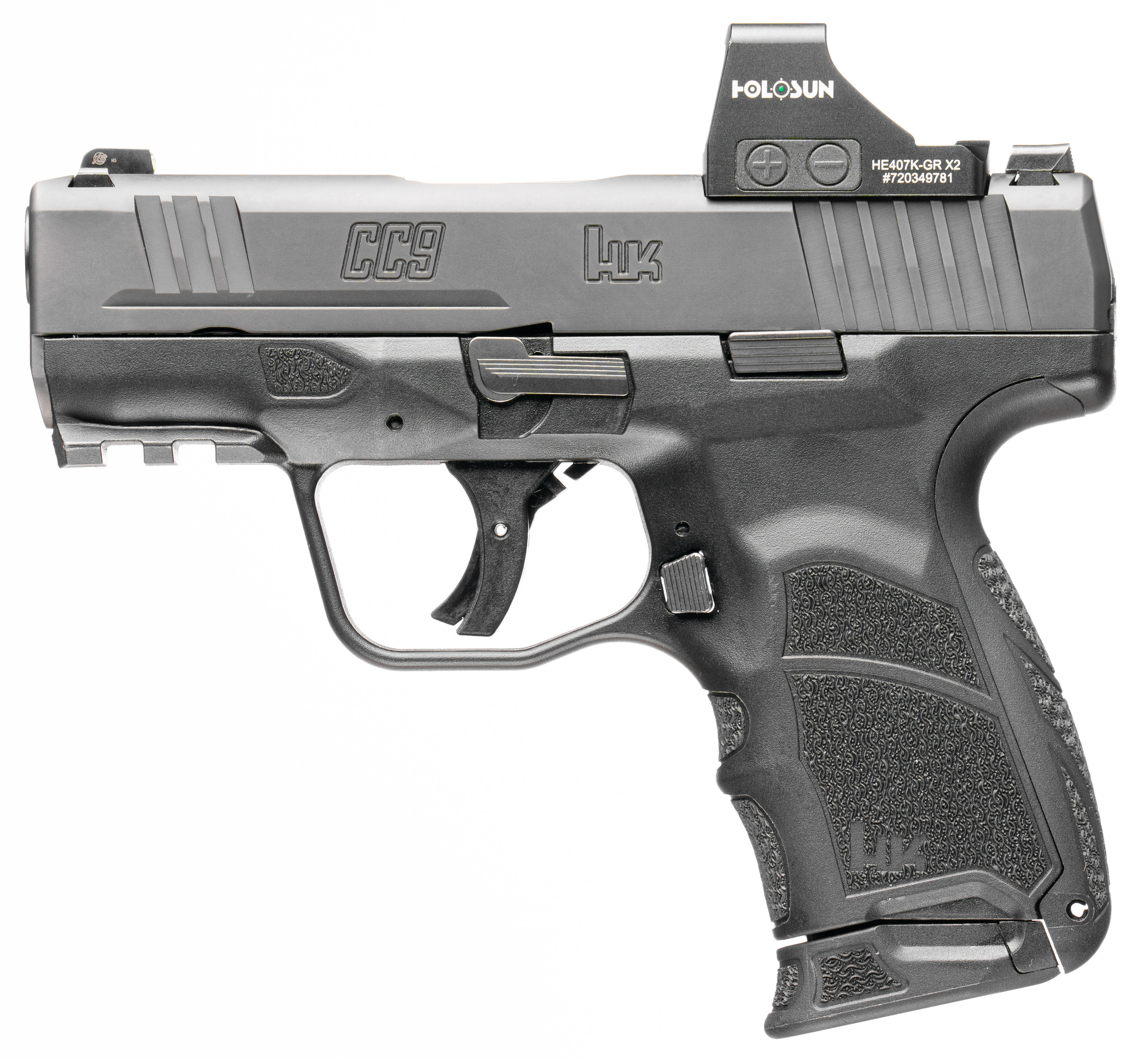 HK CC9 OE 9MM 3.32" 407K HOLOSUN EQUIPPED 10/12RD