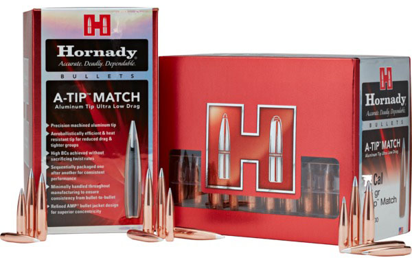 HORN A-TIP MATCH BULLETS 22CAL .224 76GR 100/10