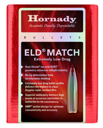 HORN BLT 6.5MM .264 140GR ELD MATCH 500/6