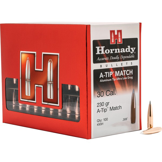 HORN BLT 30CAL 230GR A-TIP MATCH .308 100/10