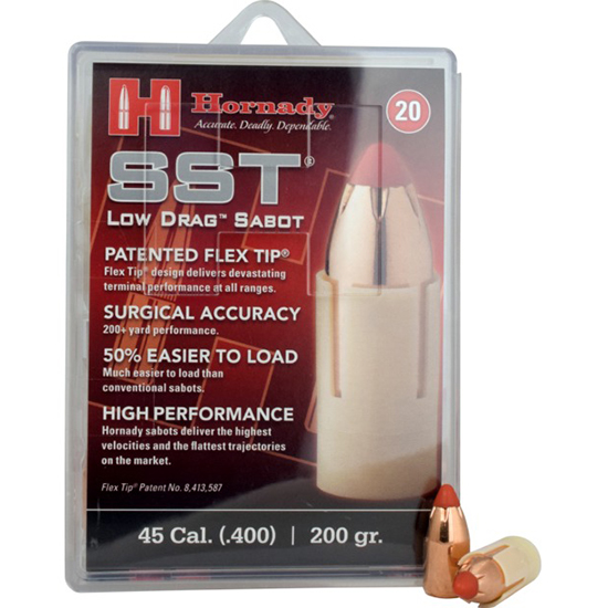 HORN SABOTS 45CAL SST-ML 40CAL 200GR SST 20/10