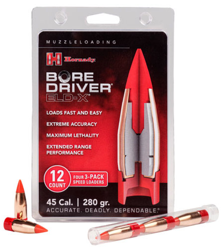 HORN MUZZLE 45CAL 280GR BORE DRIVER ELD-X 12/10