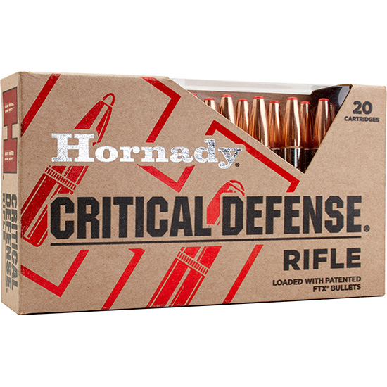 HORN CRITICAL DEFENSE 223REM 55GR FTX 20/10