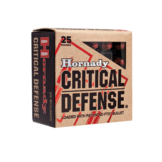 HORN CRITICAL DEFENSE 9MM 115GR FTX 25/10