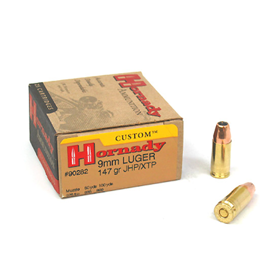 HORN CUSTOM 9MM 147GR XTP HP 25/10