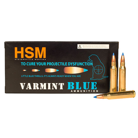 HSM VARMINT BLUE 223REM 55GR BLITZ KING 20/25