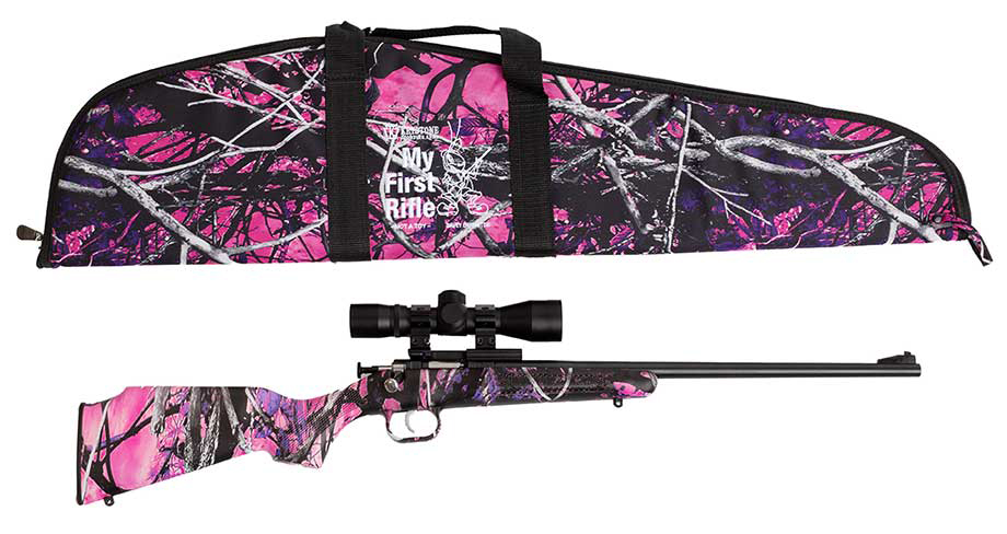 KSA MUDDY GIRL BLUE 22LR PKG W/BASE, SCOPE CASE