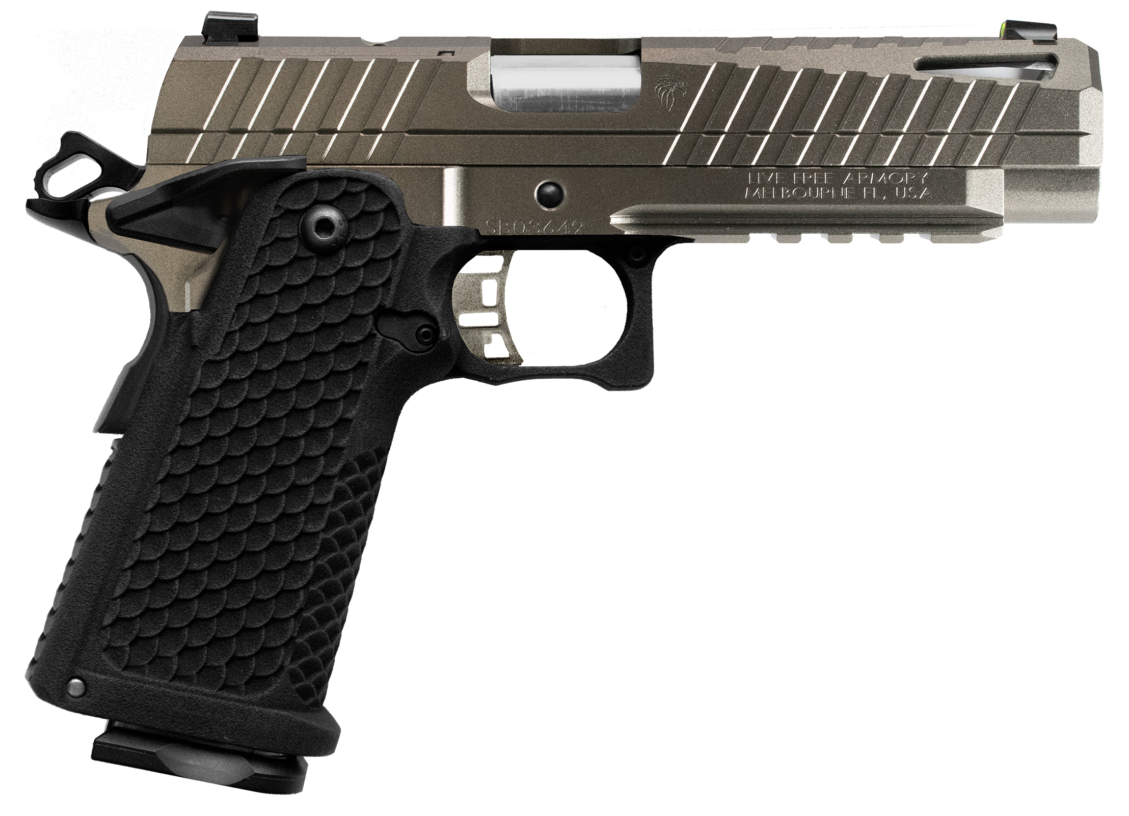 LFA APOLLO 11 COMPACT 9MM 4.15" 17RD SILVER OR