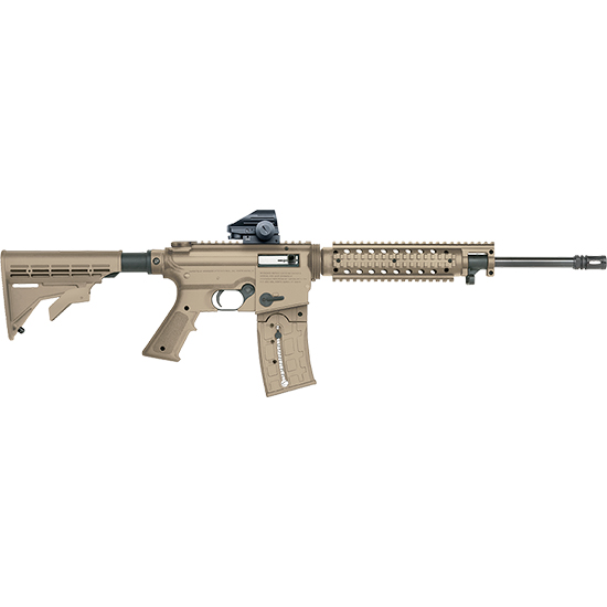 MOSS 715T FLAT TOP 22LR 16" FDE GREEN DOT 25RD