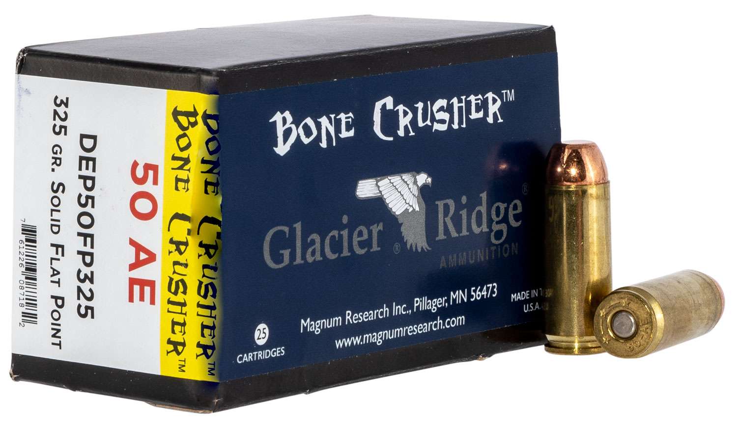 MR AMMO 50AE 325GR FLAT PT BONECRUSHER