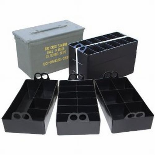 MTM AMMO CAN ORGANIZER FOR 50CAL BLK 3PK