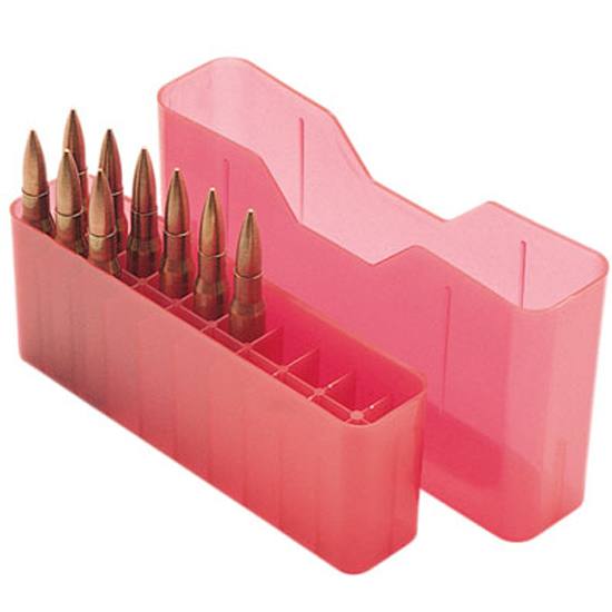 MTM RIFLE SLIP TOP 20RD CLEAR RED 264,30-06,