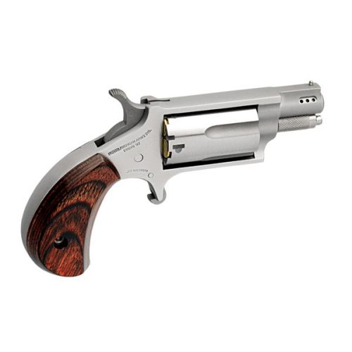 NAA MINI REVOLVER 22MAG 1 1/8" SS PORTED 5RD