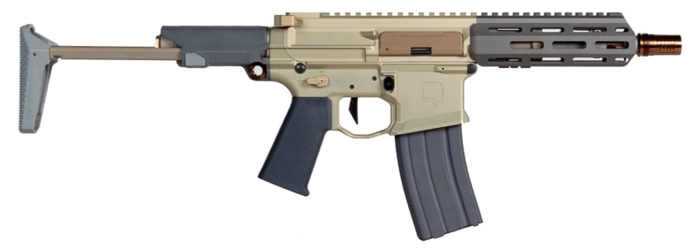 Q HONEY BADGER 300BLK 7" SBR GRY