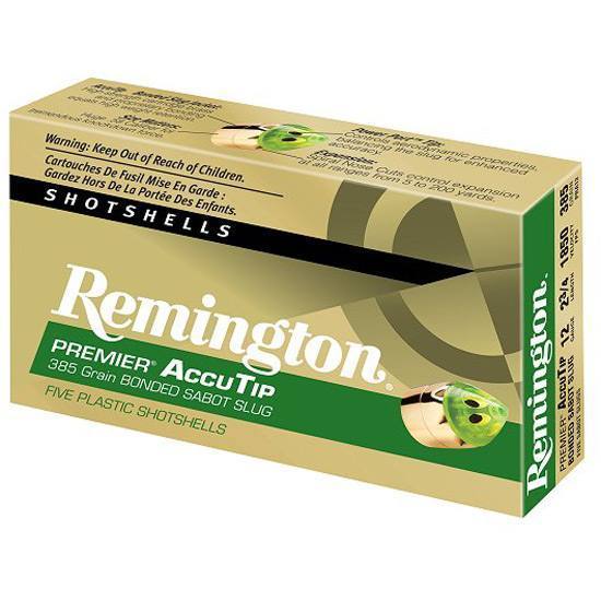 REM PREMIER ACCUTIP SLUG 12GA 2.75" 385GR 5/20