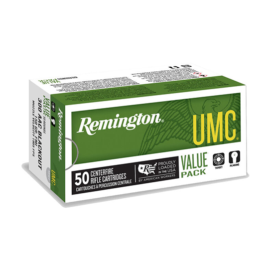 REM UMC 300BLK 150GR FMJ 50/8