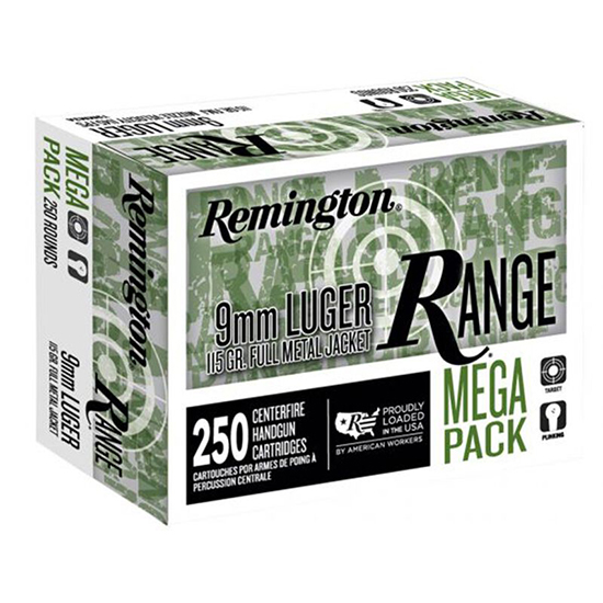 REM RANGE 9MM 115GR FMJ 250/4