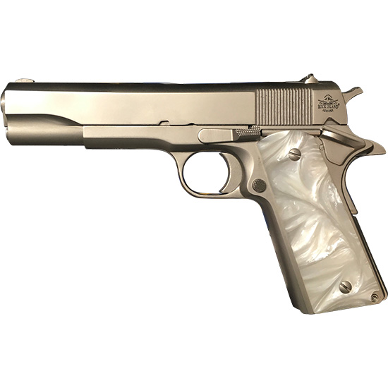 RIA 1911 GI 45ACP FULL SIZE 5" 8RD MATTE NICKEL