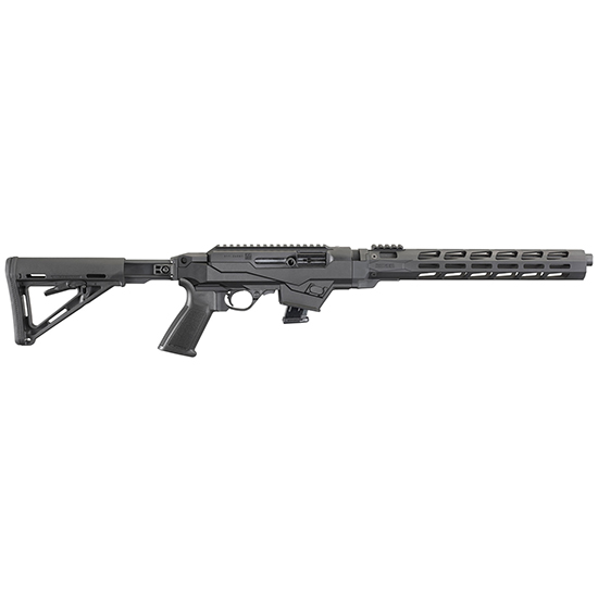 RUG PC CARBINE 9MM 16" NTB FF FIXED STK 10RD