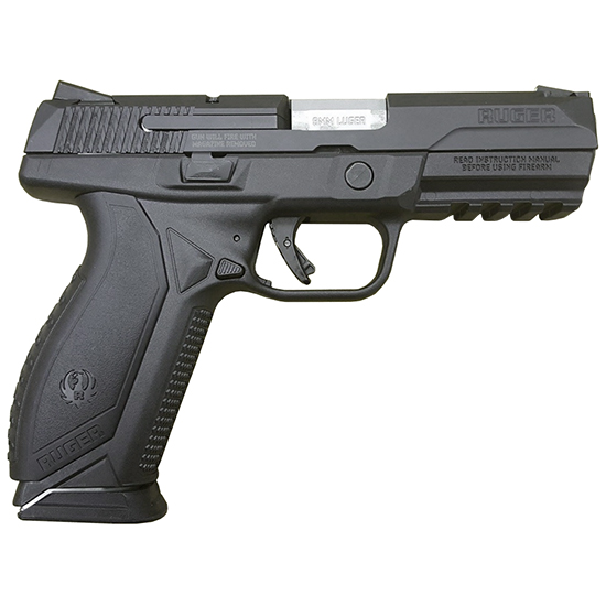 RUG AMERICAN PISTOL 9MM 4.2" BLK SS NOVAK 10RD