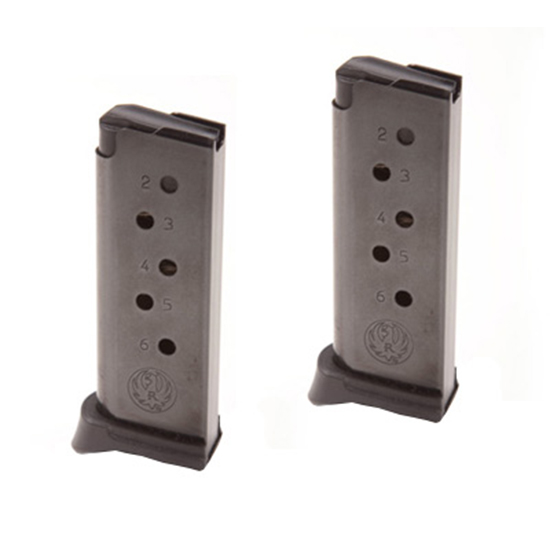 RUG MAG LCP 380ACP 6RD FINGER EXTENDING 2 PACK