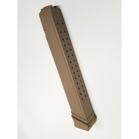 RWB MAG GLOCK 9MM 33RD STEEL LINED TAN POLYMER