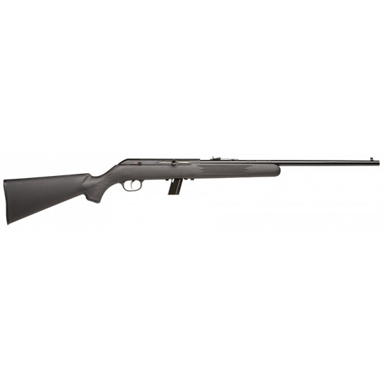 SAV 64 FL LH 22LR 21" AS BLK SYN 10RD