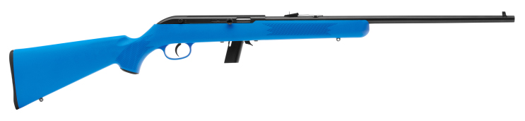 SAV 64 F BLUE 22LR 21" SYN 10RD