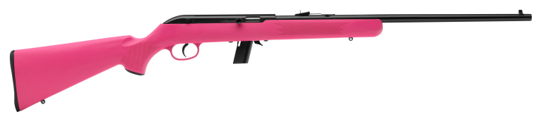 SAV 64 F PINK 22LR 21" SYN 10RD