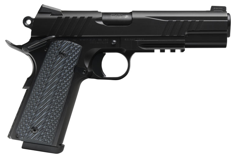 SAV 1911 GOV'T RAIL BLK 9MM 5" 10RD