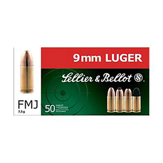 SB 9MM LUGER PARA 124GR FMJ 50/20