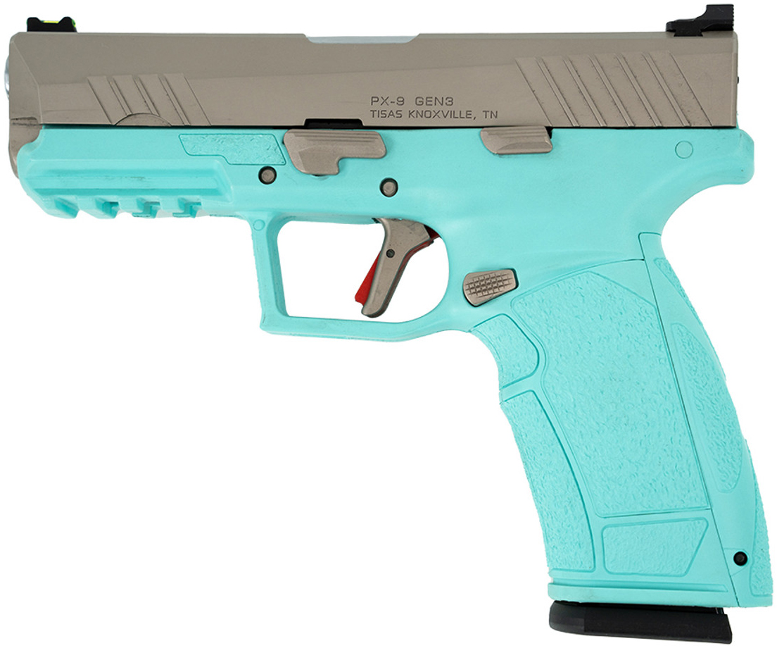 TISAS PX-9 GEN3 ROBIN EGG BLUE 9MM 18/20RD