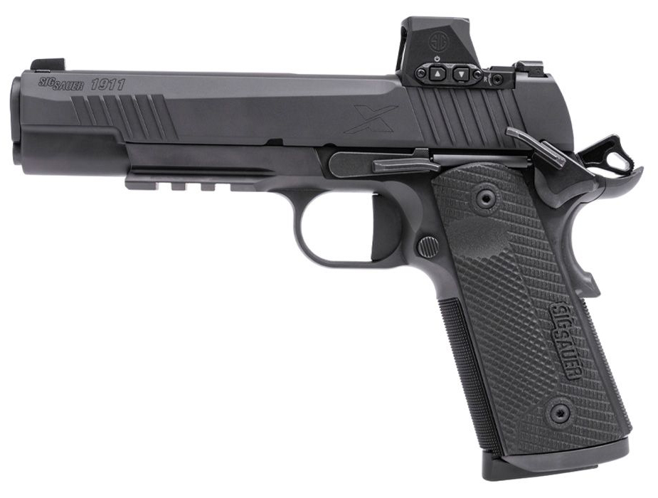 SIG 1911 45ACP 5" X-SERIES BLK ROMEO X 8RD