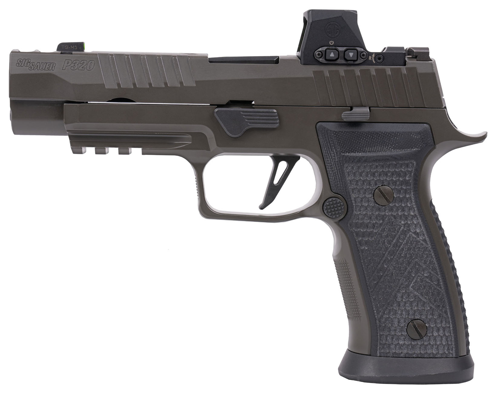 SIG P320 9MM 3.9" AXG LEGION COMP 21RD ROMEO-X