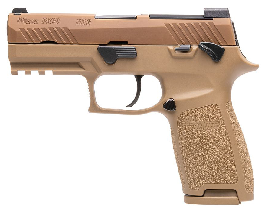 SIG P320 9MM 3.9" M18 MS COY NS 10RD CA LEGAL