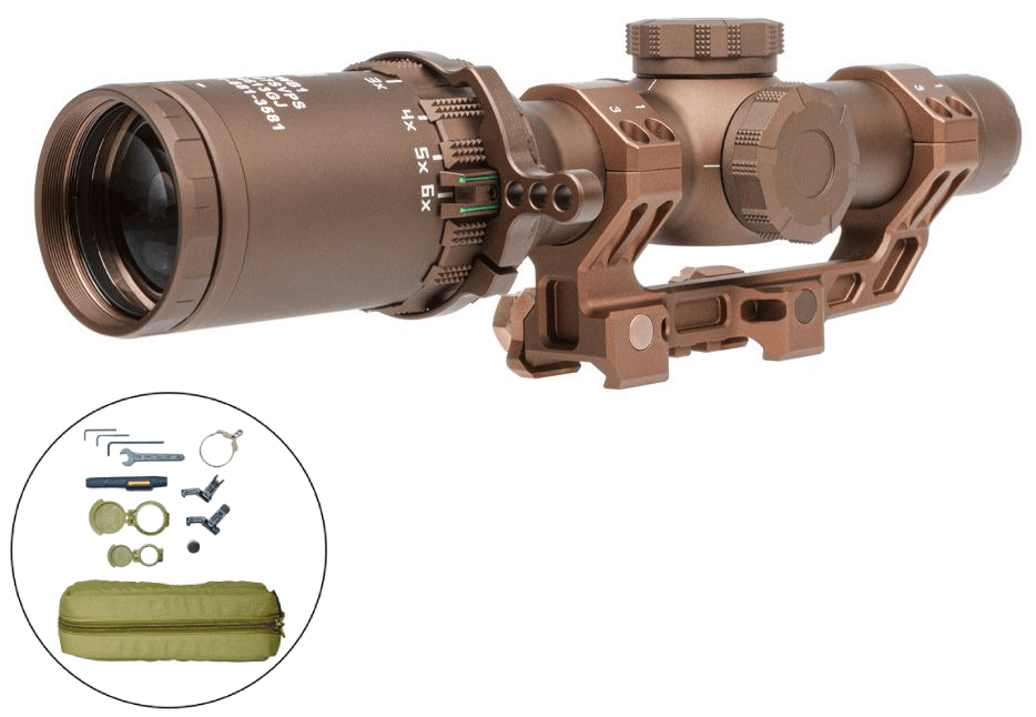 SIG TANGO6T 1-6X24 30MM SFP FL-6 FDE SVPS KIT