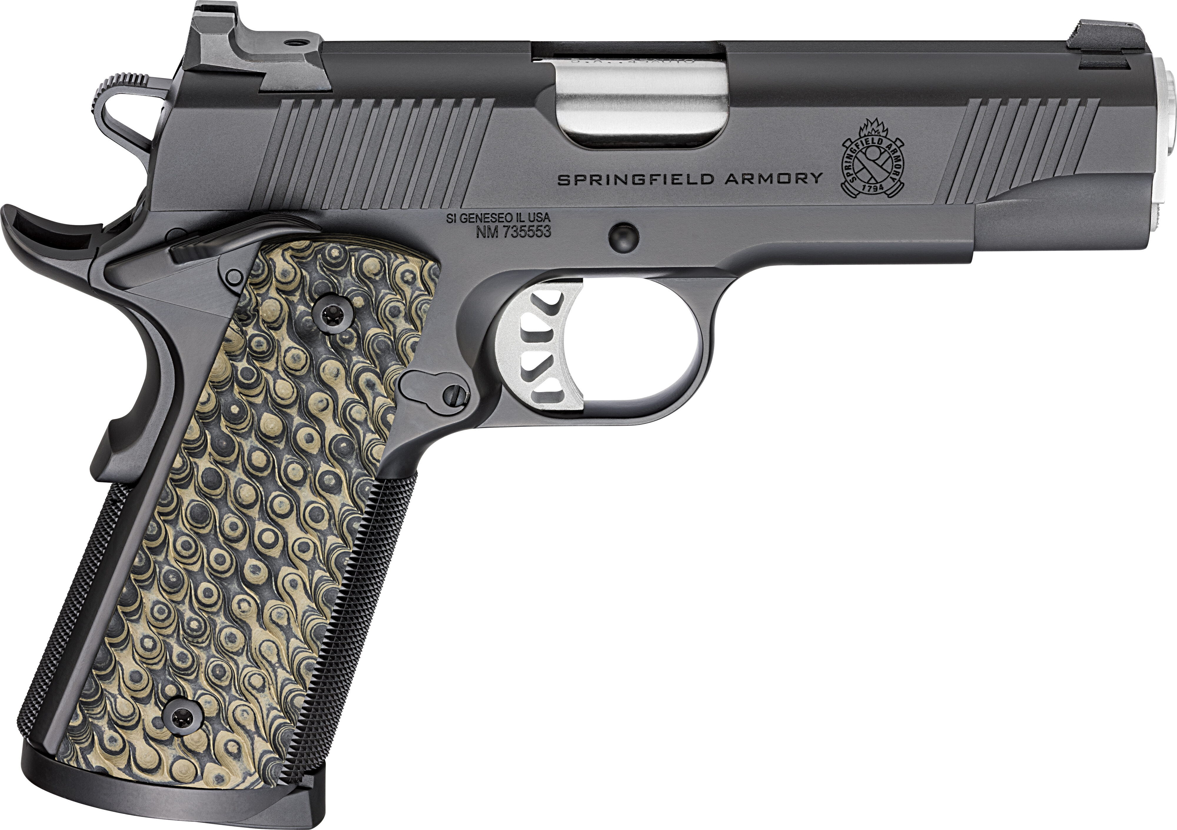 SPR TRP CLASSIC 45ACP 4.25" BLK 8RD